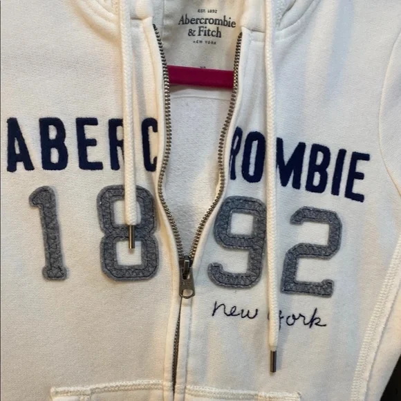 Abercrombie & Fitch Cream Jacket - Picture 3 of 4